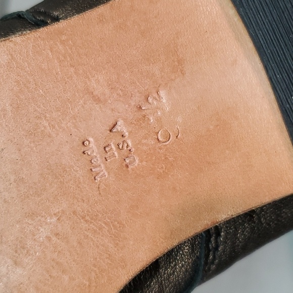 Free People Jim Barnier Womens Boho Leather Moto Heels shoes sz 9.5 USA - Picture 14 of 16